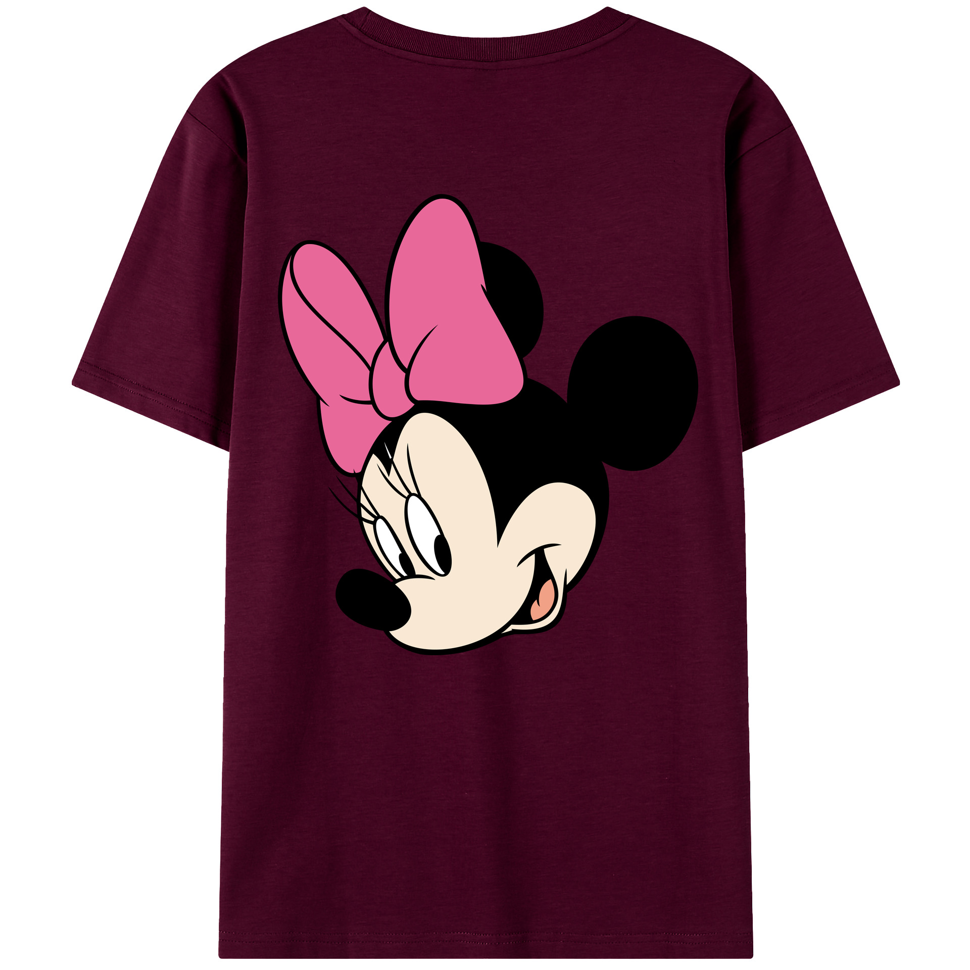 （画像用） ミッキーマウス Mickey Mouse レディース半袖Tシャツ(バックプリント)